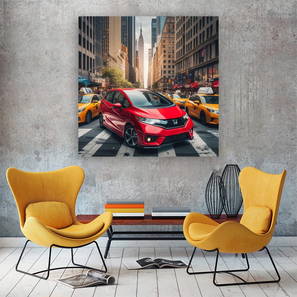 Honda Fit New York Wall Art