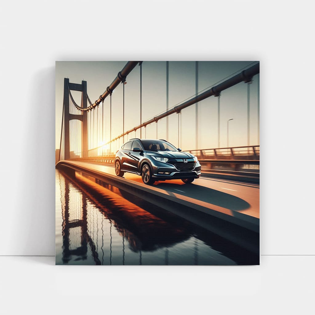 Honda HR-V on Bridge - Stylish and Versatile Crossover