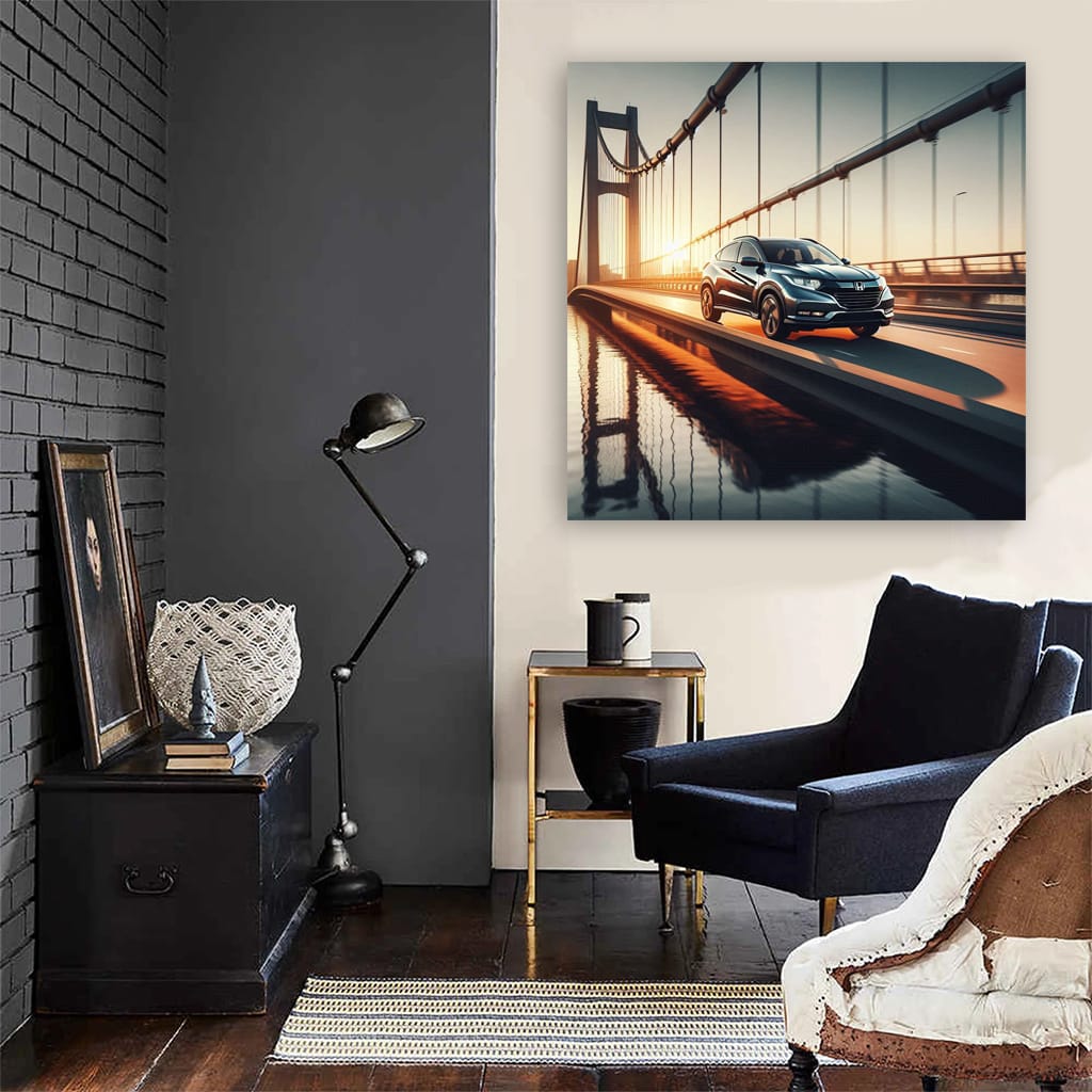 Honda HR-V on Bridge - Stylish and Versatile Crossover