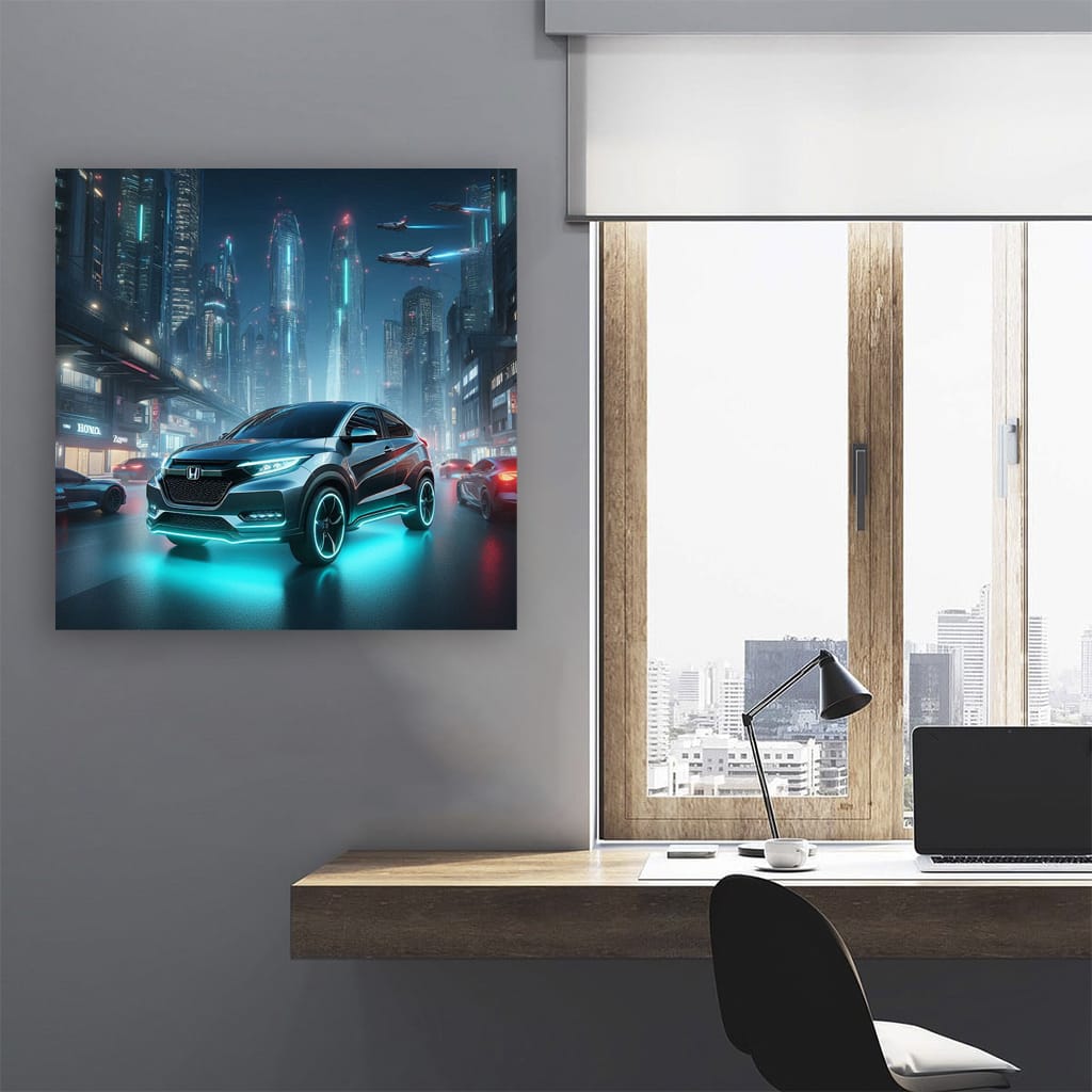 Honda Hrv Neon Wall Art