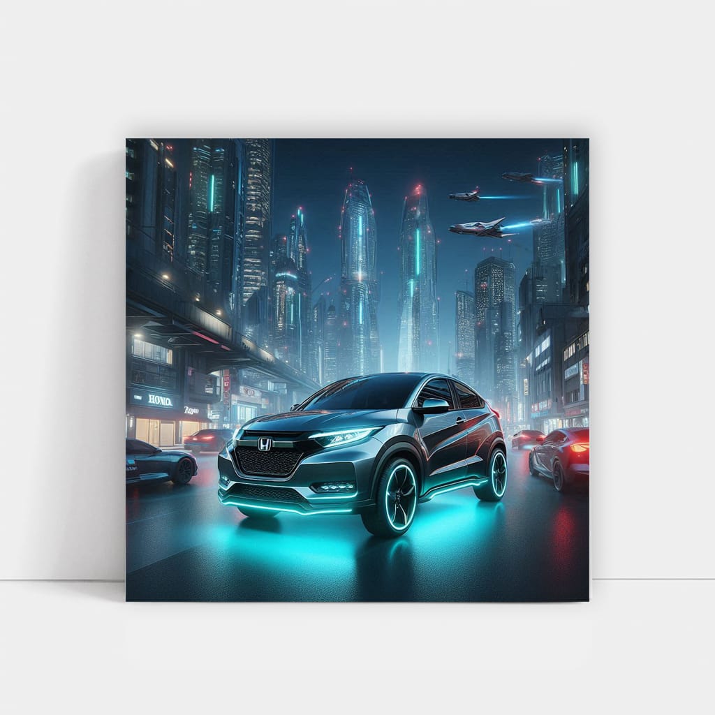 Honda Hrv Neon Wall Art