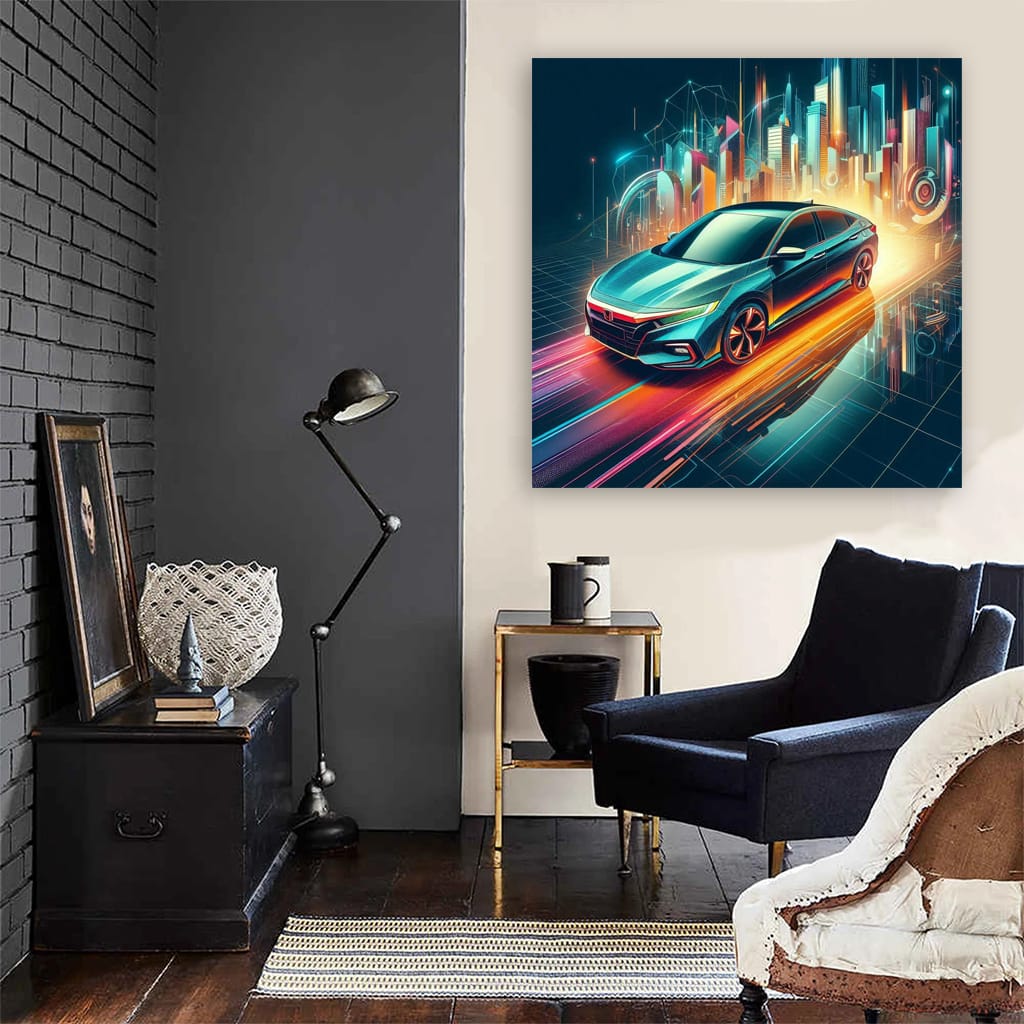 Honda Insight Absctra Wall Art