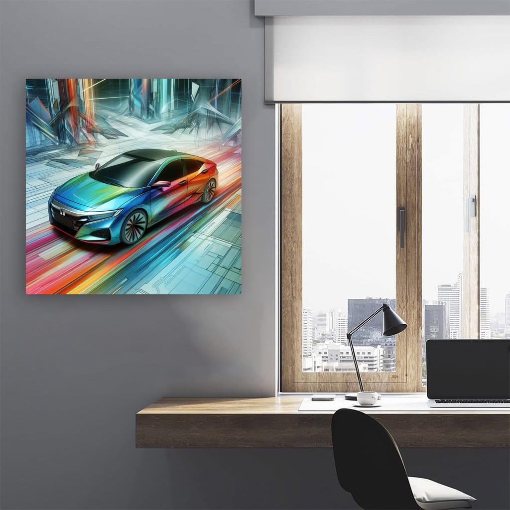 Honda Insight Absctract Wall Art