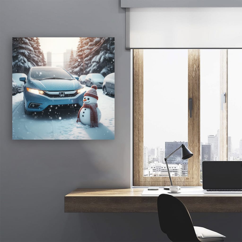 Honda Insight Winter Wall Art