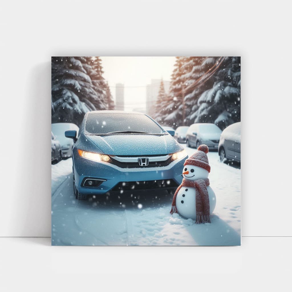 Honda Insight Winter Wall Art