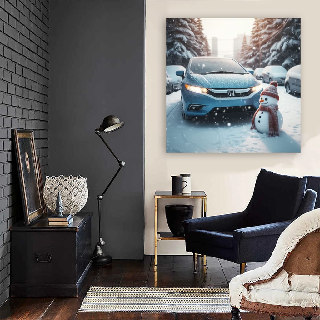 Honda Insight Winter Wall Art