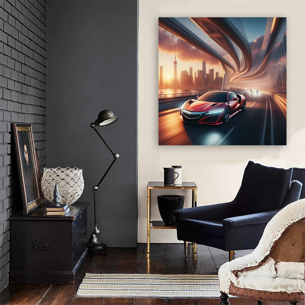 Honda Nsx Bridge Wall Art