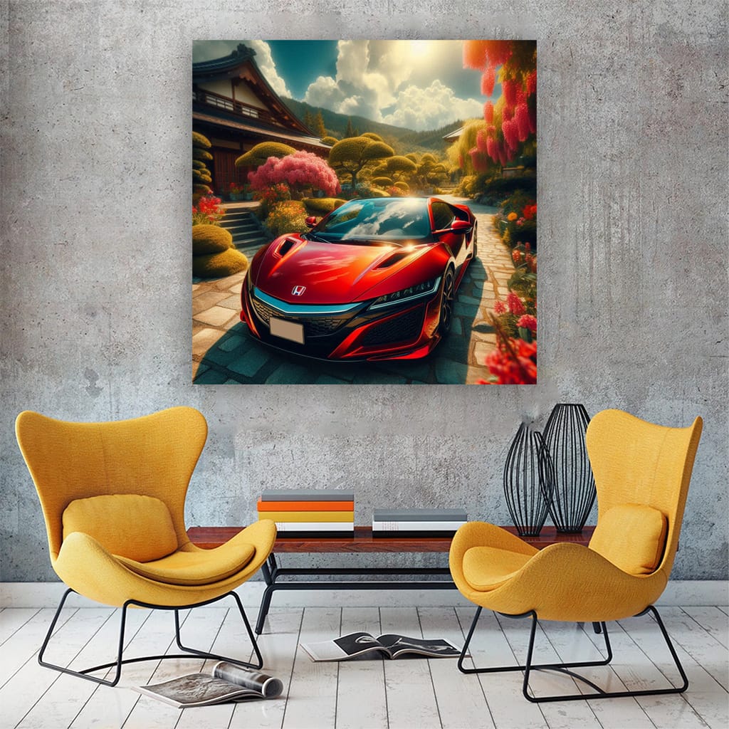 Honda Nsx Sunny Weath Wall Art