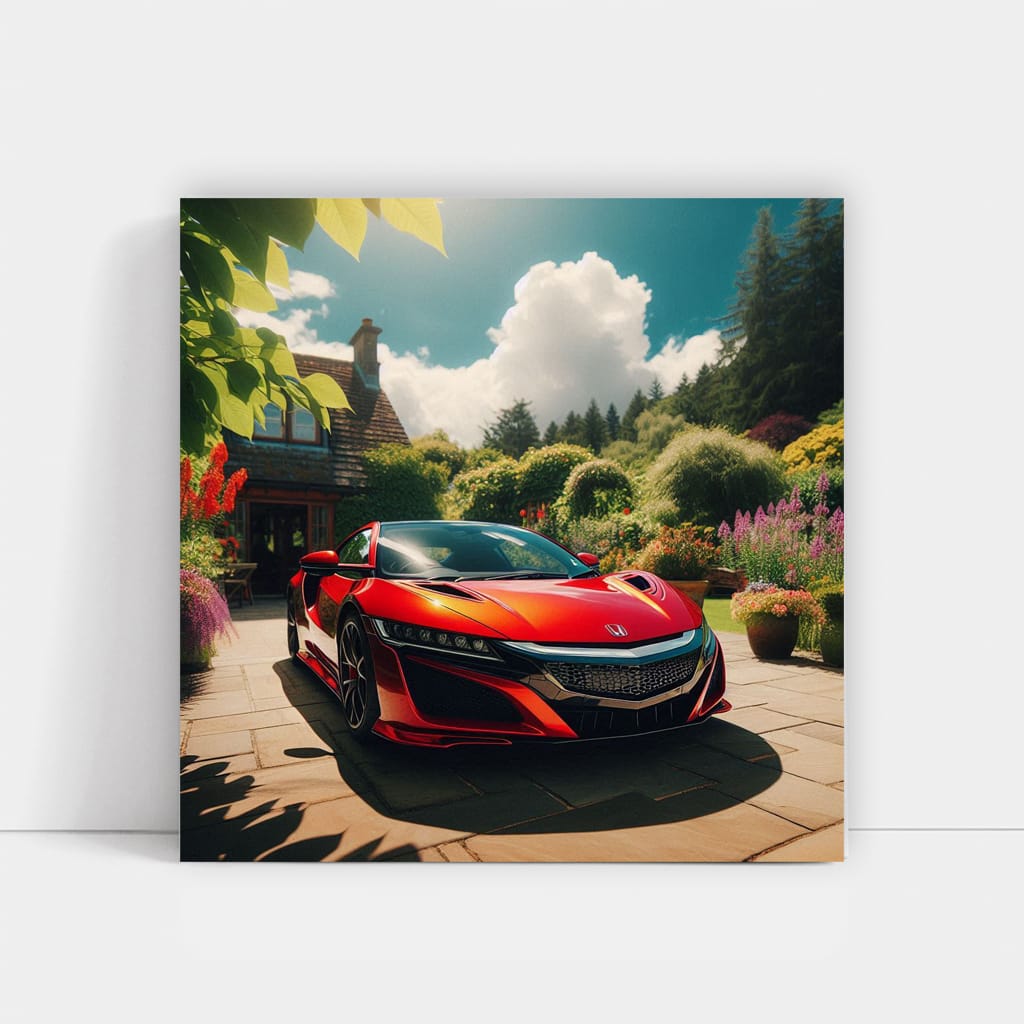 Honda NSX in Bright Weather - Fusion of Speed and Style