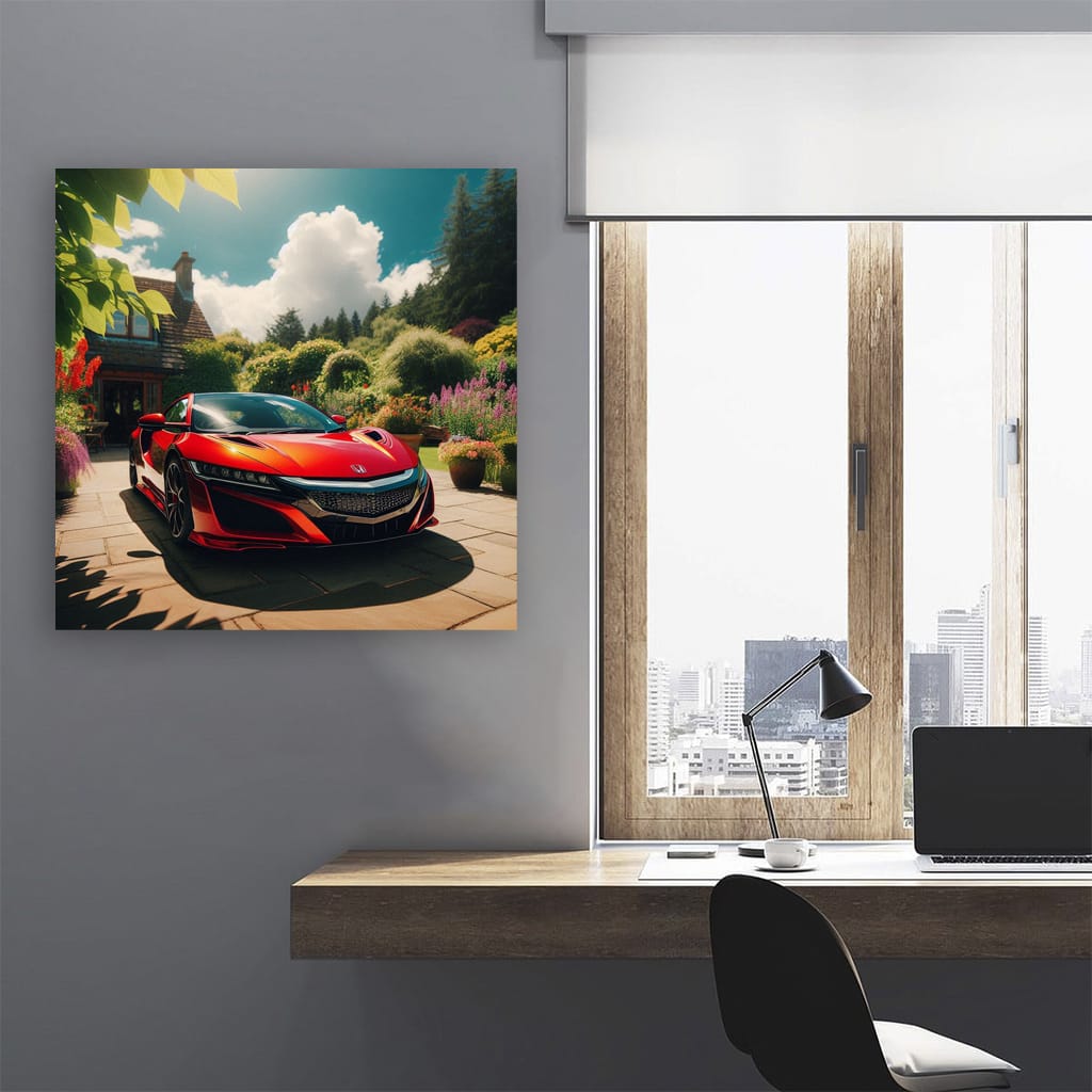 Honda NSX in Bright Weather - Fusion of Speed and Style