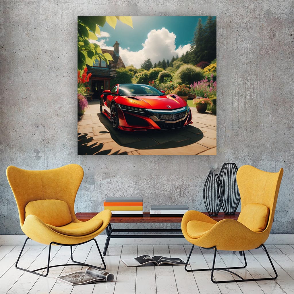 Honda NSX in Bright Weather - Fusion of Speed and Style