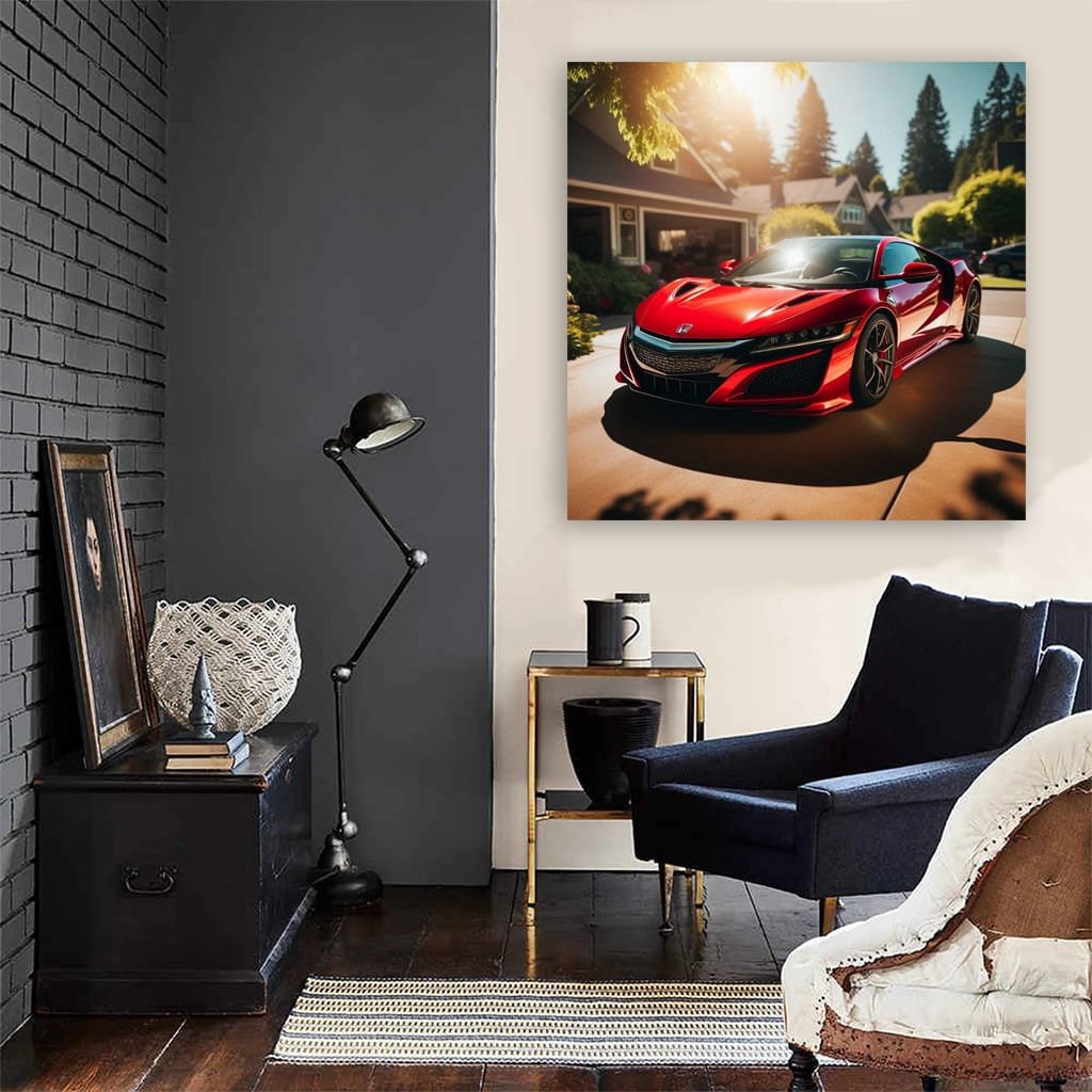 Honda Nsx Sunny Weathe Wall Art