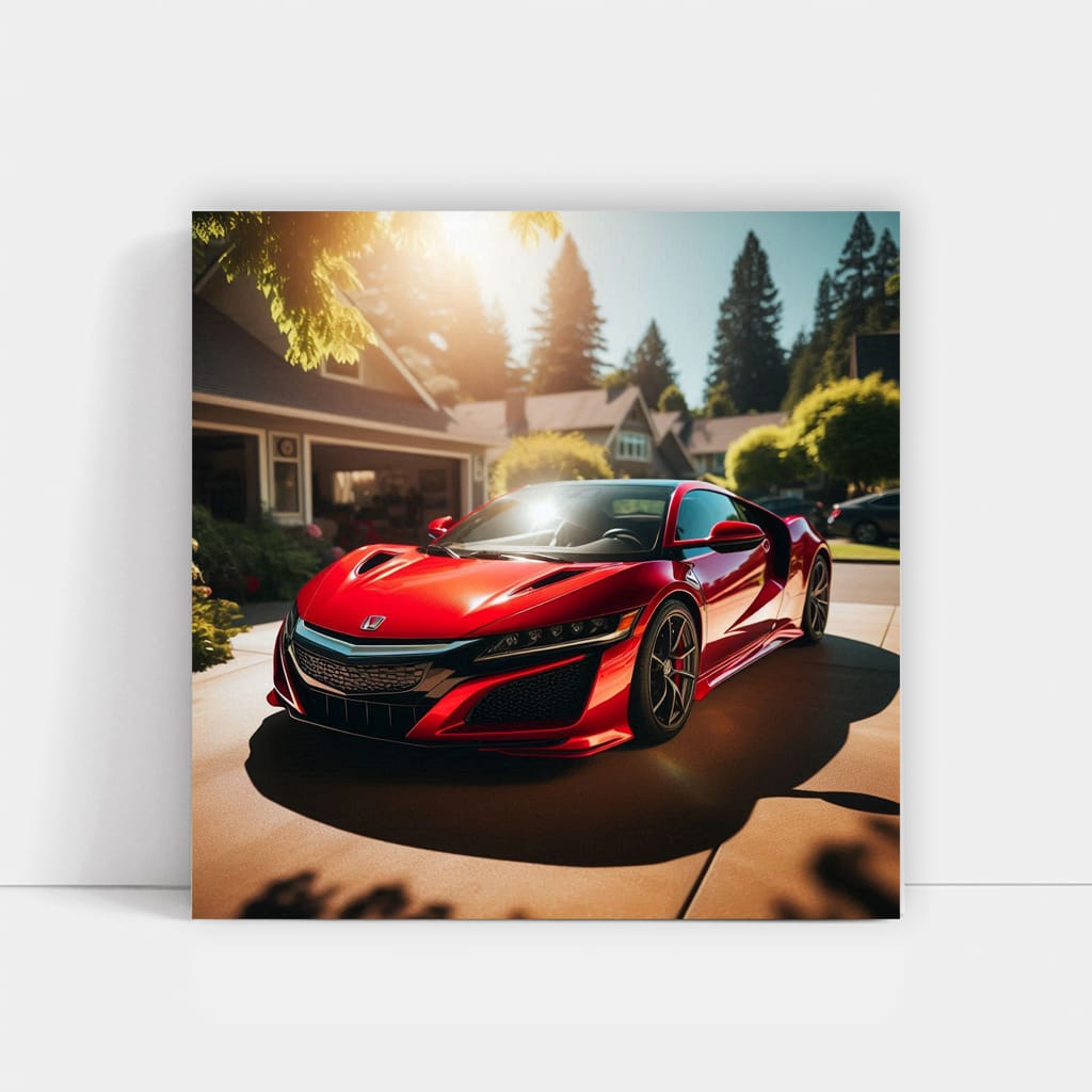 Honda NSX in Sunny Weather - Blend of Speed and Elegance