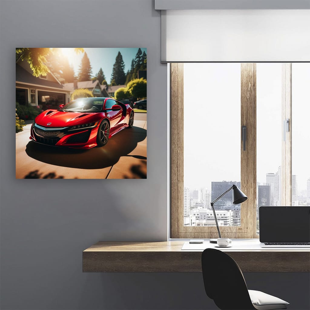 Honda Nsx Sunny Weathe Wall Art