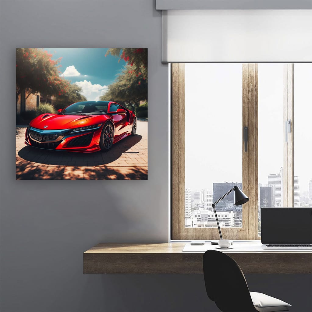 Honda NSX in Bright Weather - Blend of Speed and Style