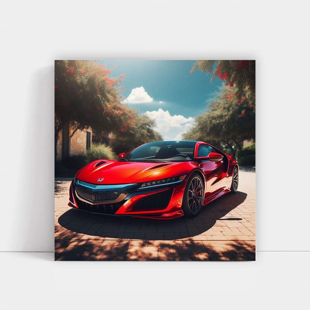 Honda NSX in Bright Weather - Blend of Speed and Style