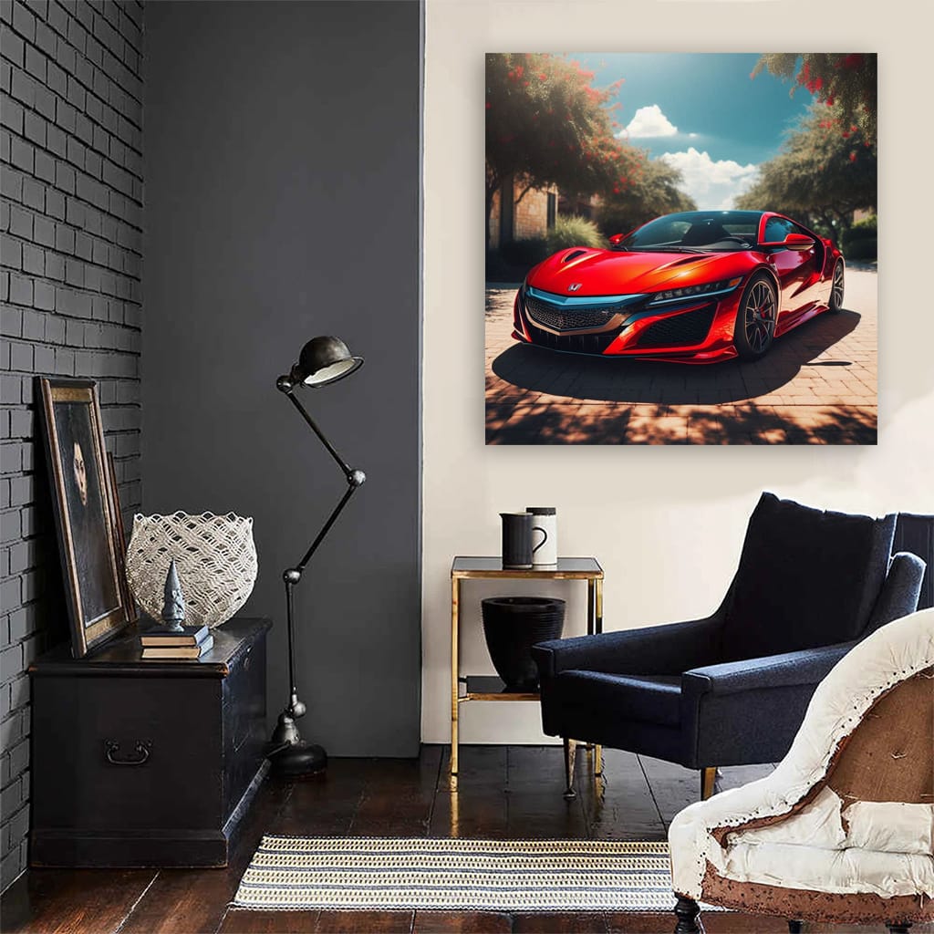 Honda NSX in Bright Weather - Blend of Speed and Style