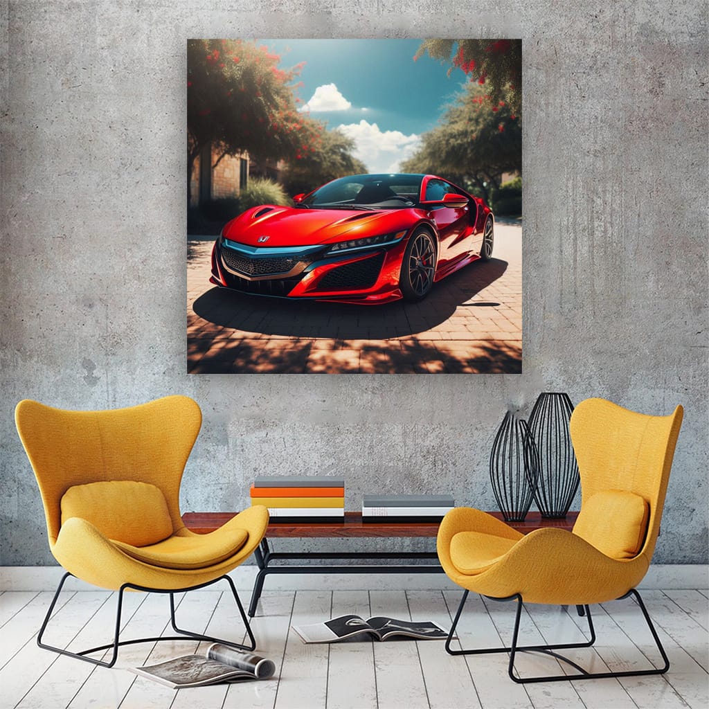 Honda NSX in Bright Weather - Blend of Speed and Style