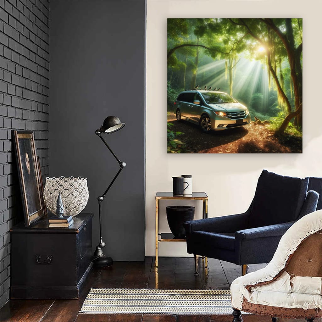 Honda Odyssey in Nature - Spacious and Reliable Adventure