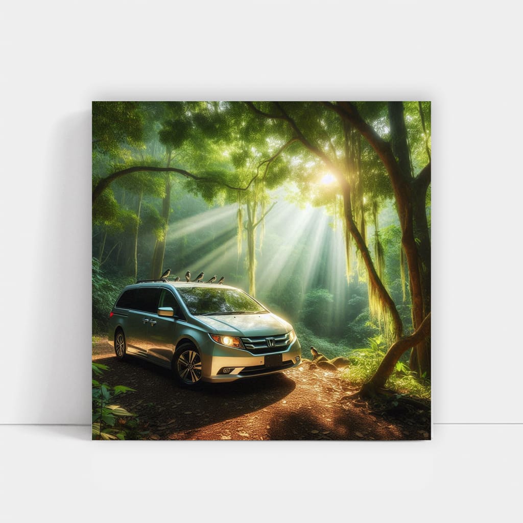 Honda Odyssey in Nature - Spacious and Reliable Adventure