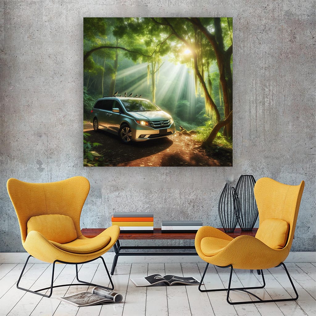 Honda Odyssey in Nature - Spacious and Reliable Adventure