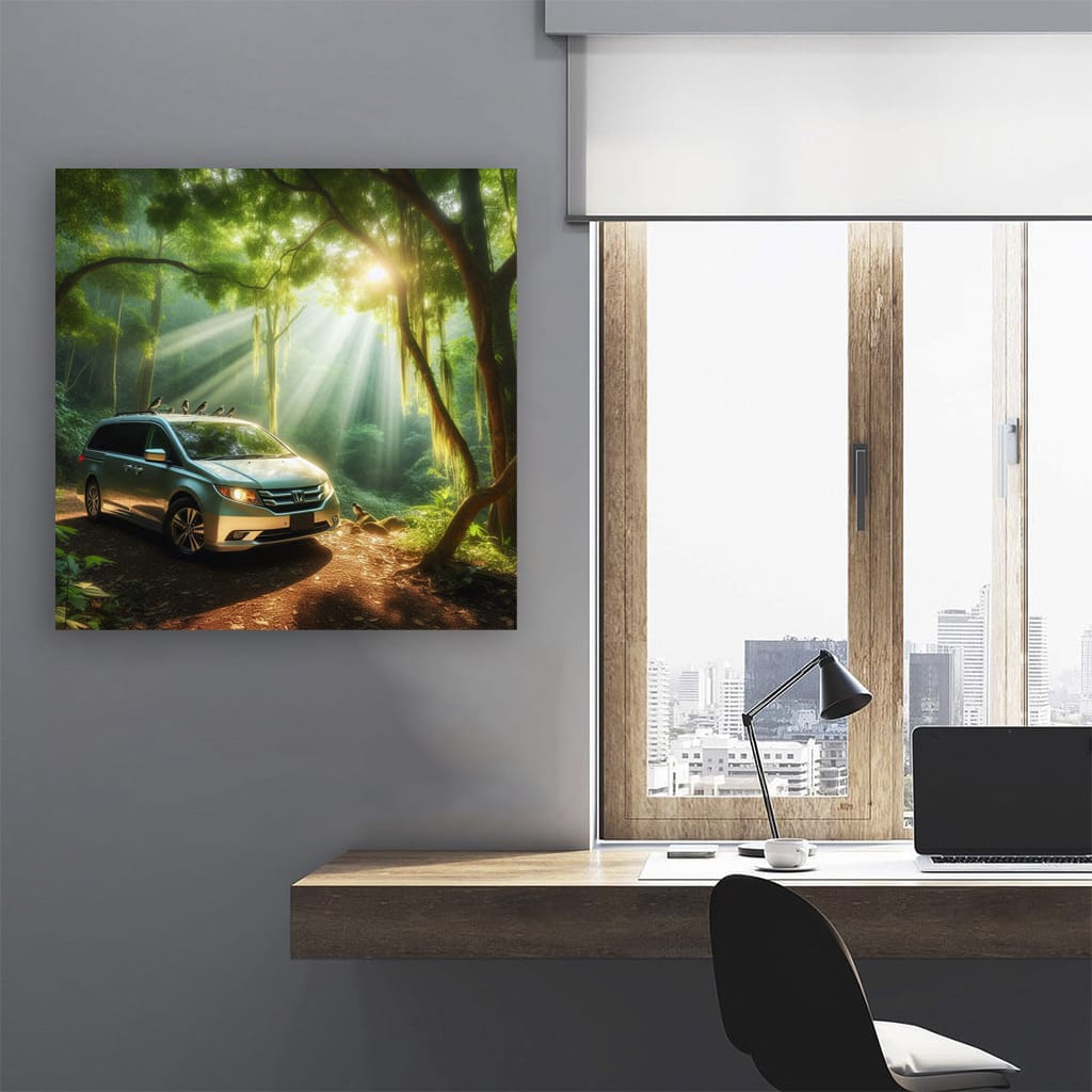 Honda Odyssey in Nature - Spacious and Reliable Adventure