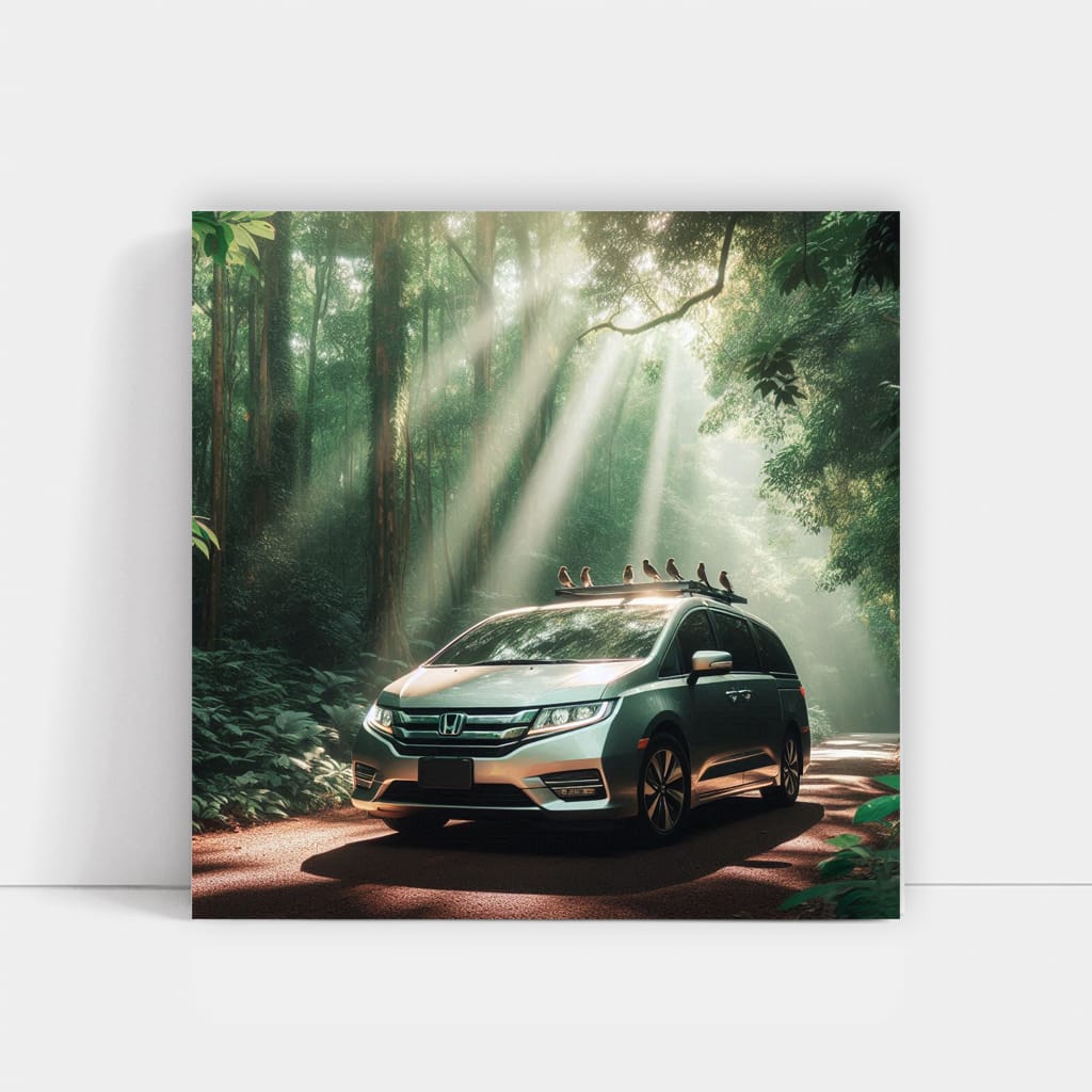 Honda Odyssey in Nature - Spacious Family Adventure