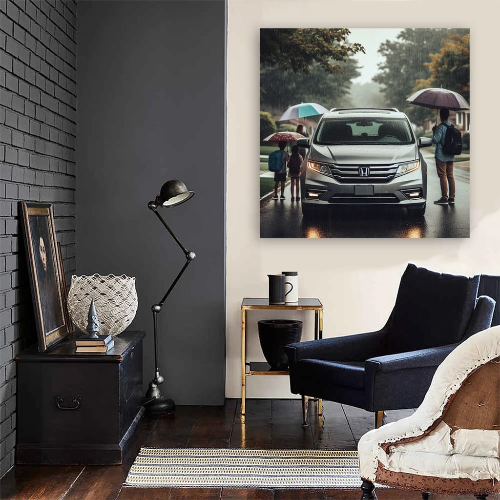 Honda Odyssey Overcast Weath Wall Art