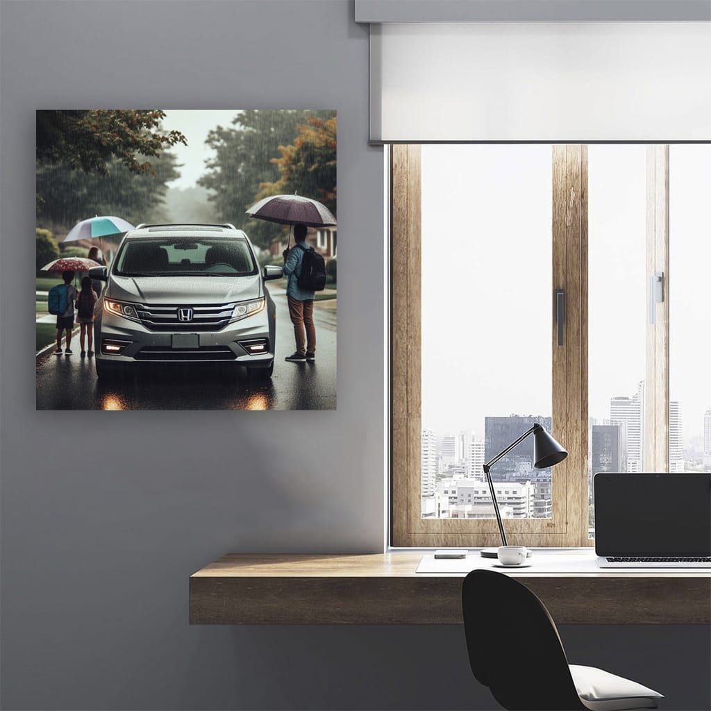 Honda Odyssey Overcast Weath Wall Art