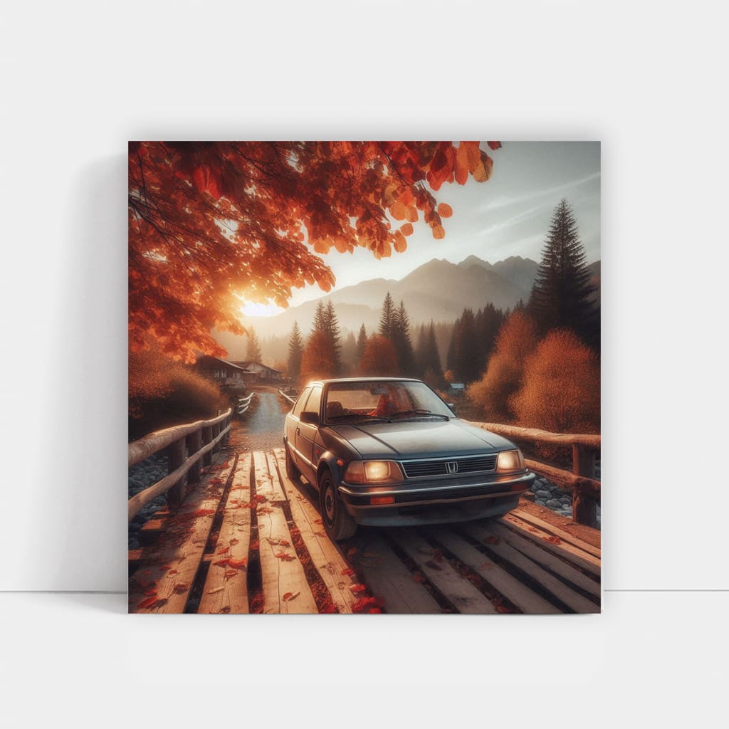 Vintage Honda Bridge - Classic Retro Vibes