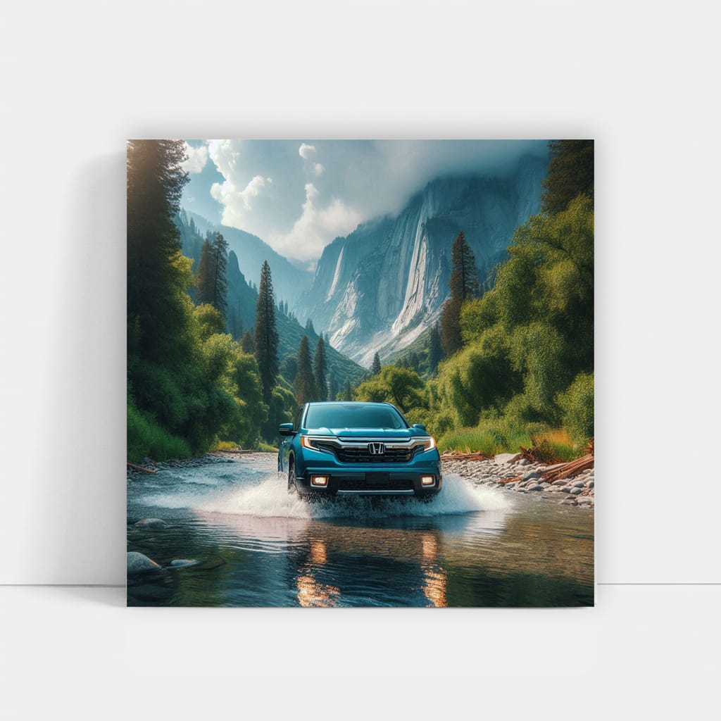 Honda Ridgeline by River - Adventure Awaits