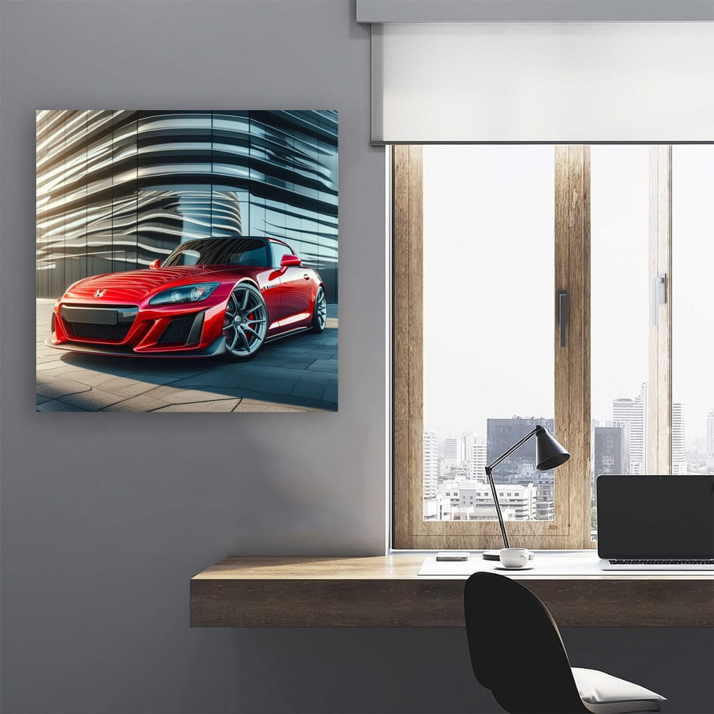 Honda S2000 Building Wall Art