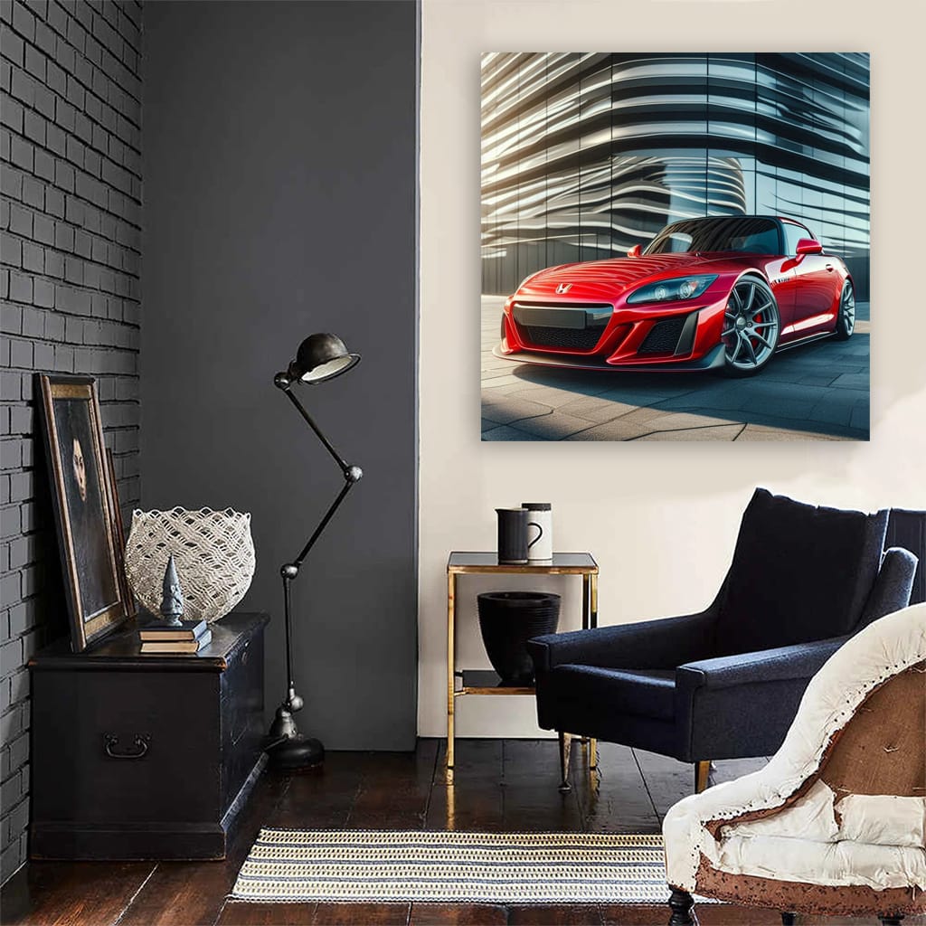 Honda S2000 Building Wall Art