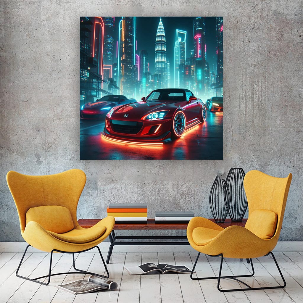 Honda S2000 Neon - Fusion of Style and Speed