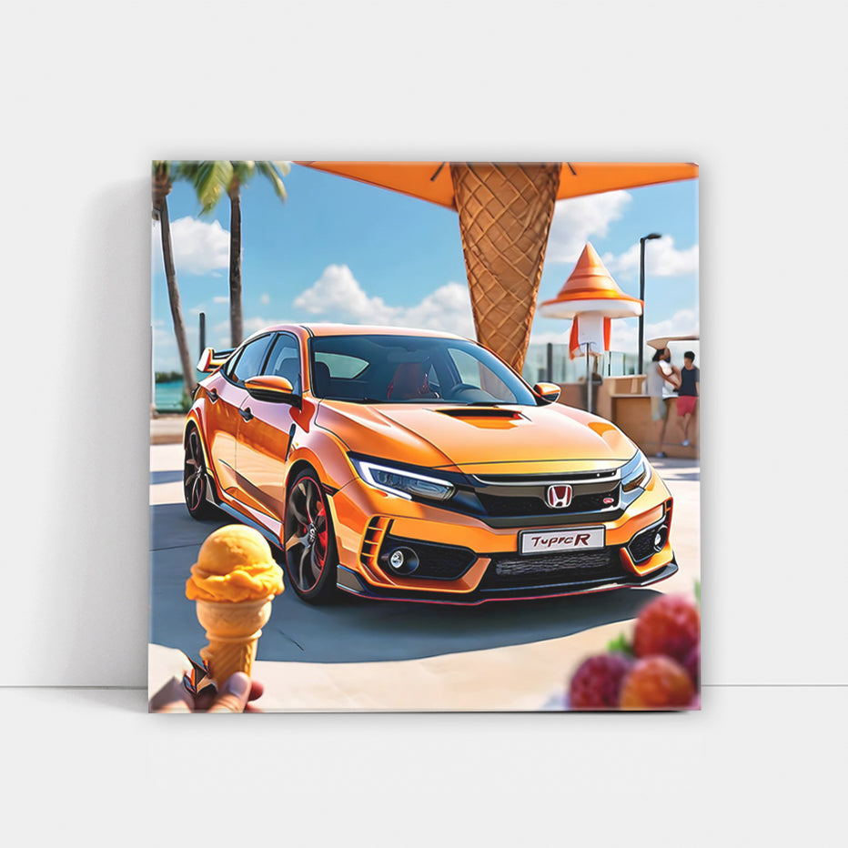 Honda Civic Type R in Orange - Smooth as Ice Cream