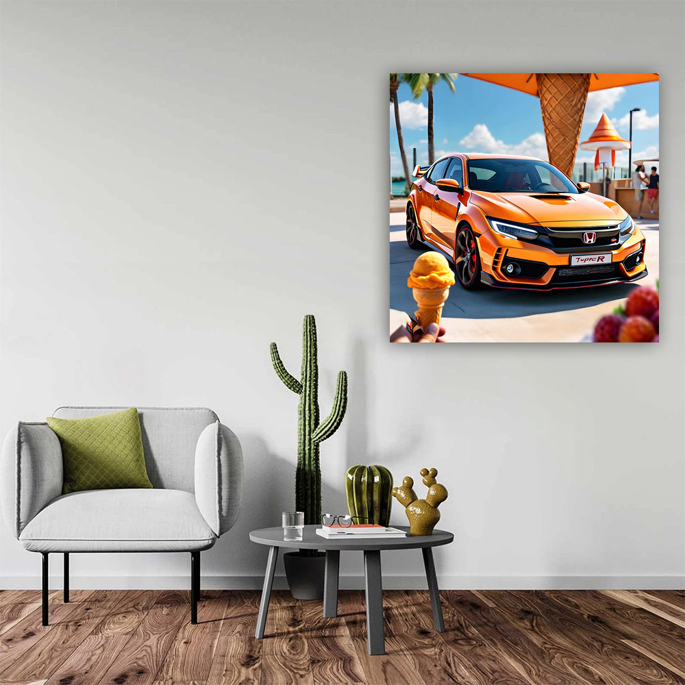 Honda Civic Type R in Orange - Smooth as Ice Cream