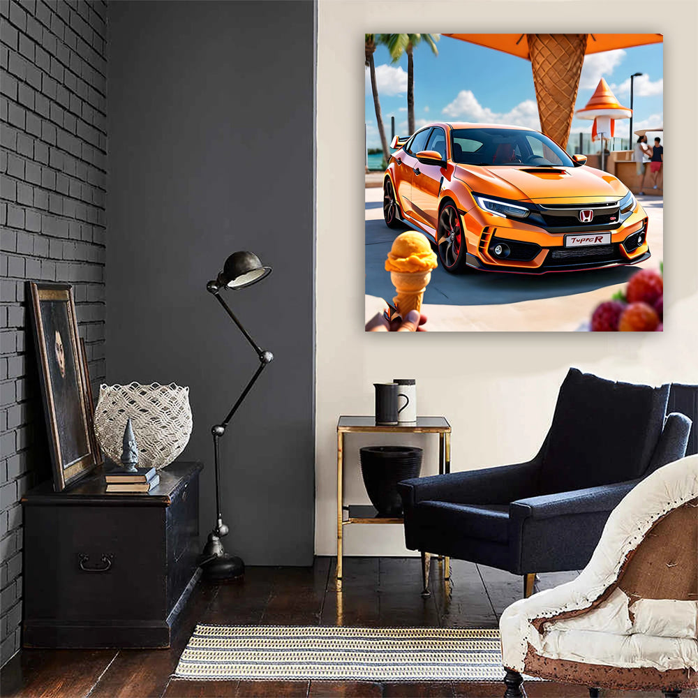 Honda Civic Type R in Orange - Smooth as Ice Cream