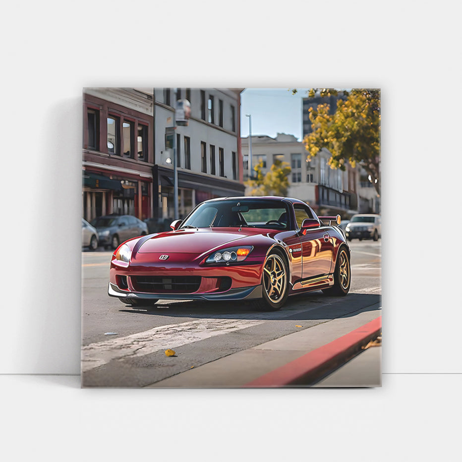 Burgundy Honda S2000 in San Jose, CA - Sleek and Sporty