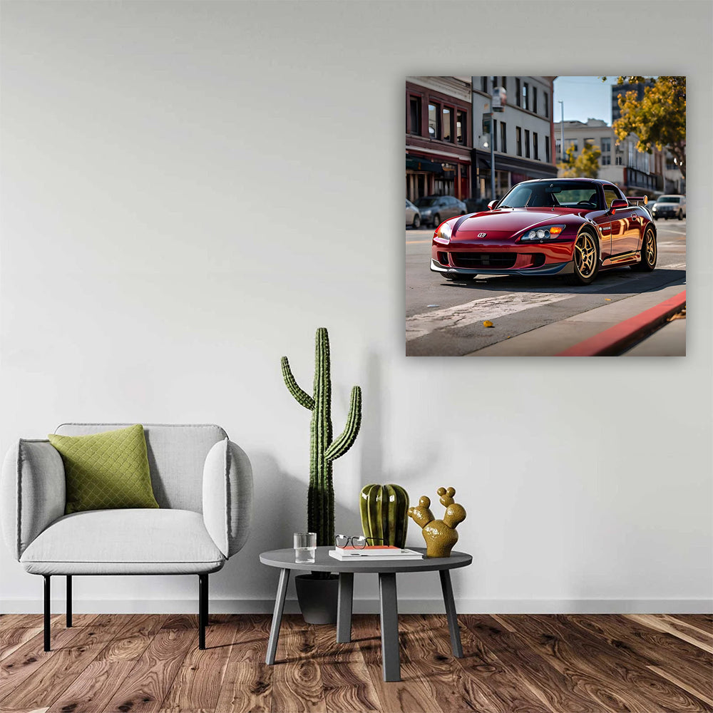 Burgundy Honda S2000 in San Jose, CA - Sleek and Sporty
