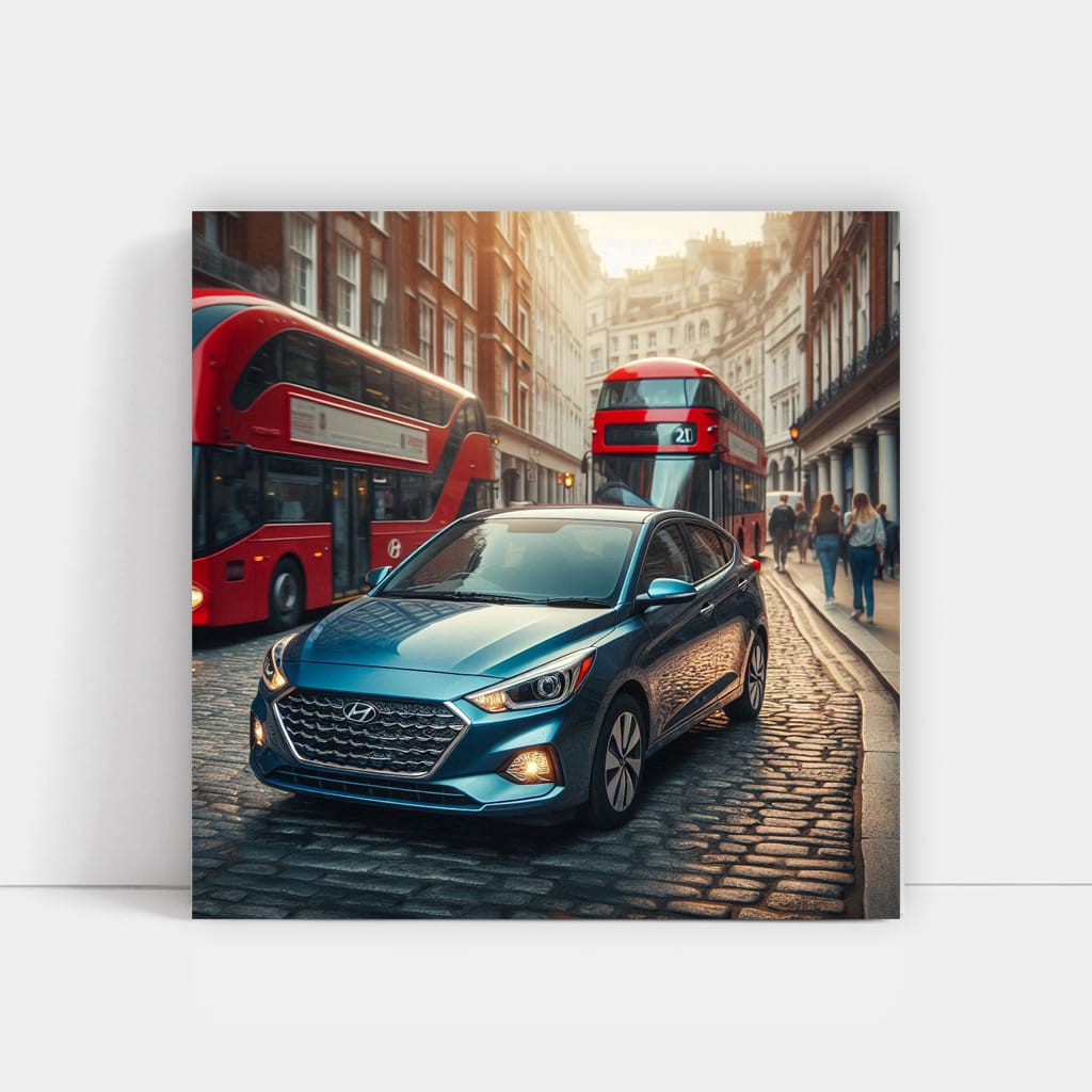 Hyundai Accent London. Wall Art