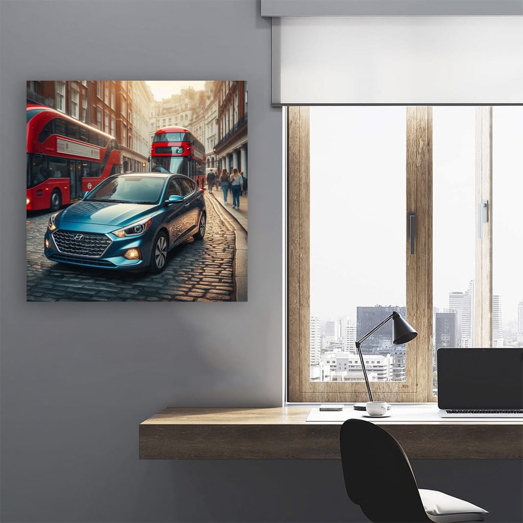 Hyundai Accent London. Wall Art