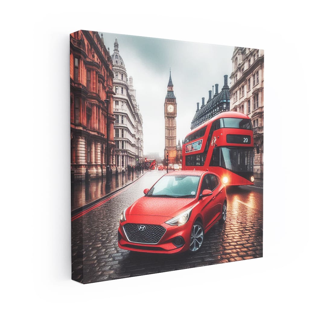 Hyundai Accent Lond Wall Art