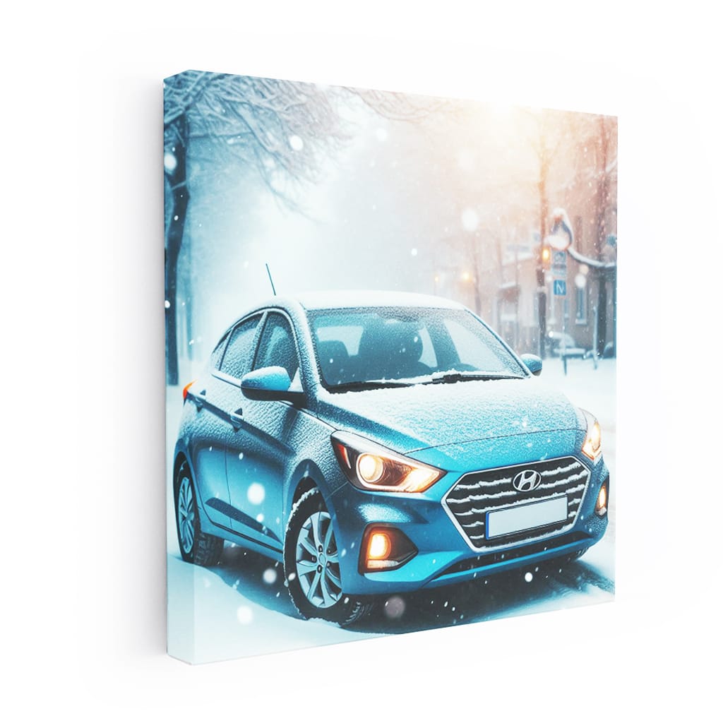 Hyundai Accent Wint Wall Art