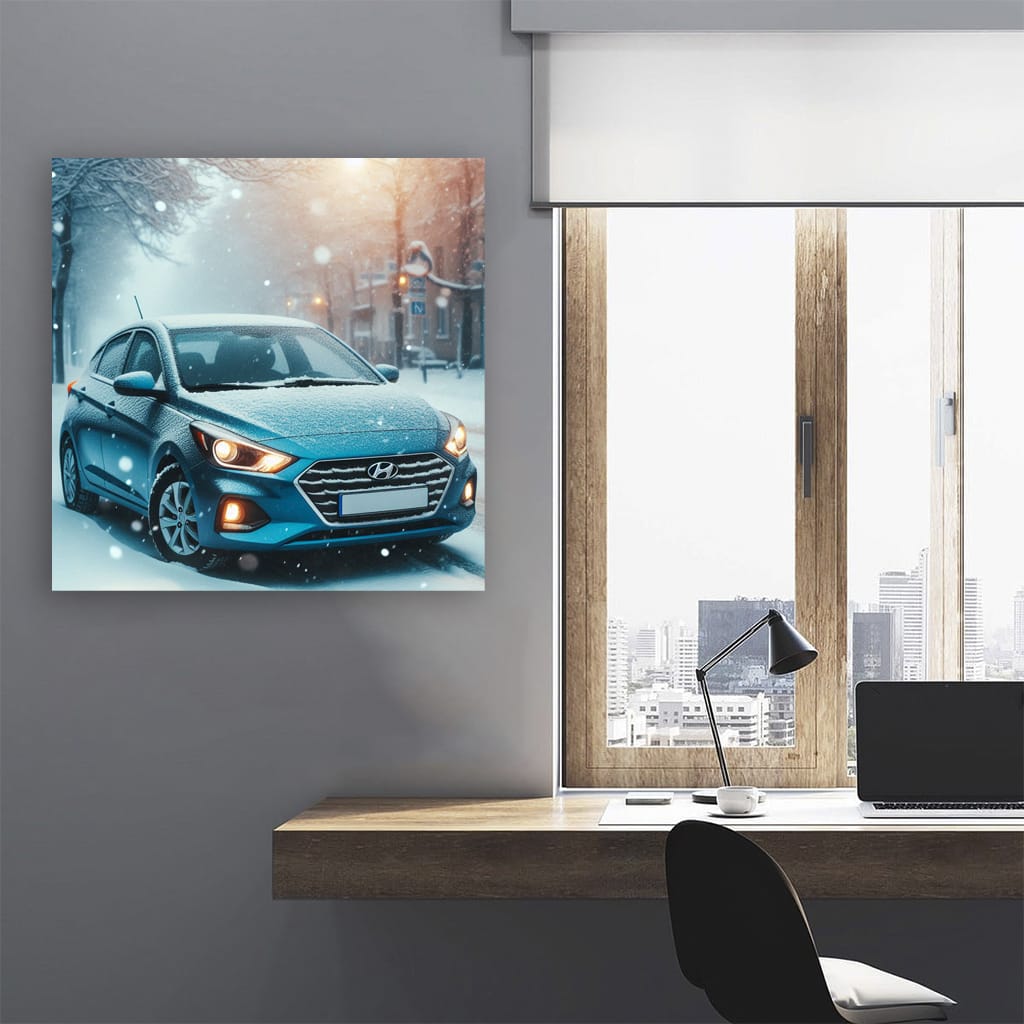 Hyundai Accent Wint Wall Art