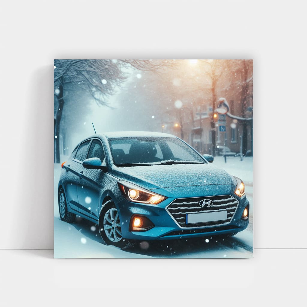 Hyundai Accent in Winter - Reliable, Compact, Efficient