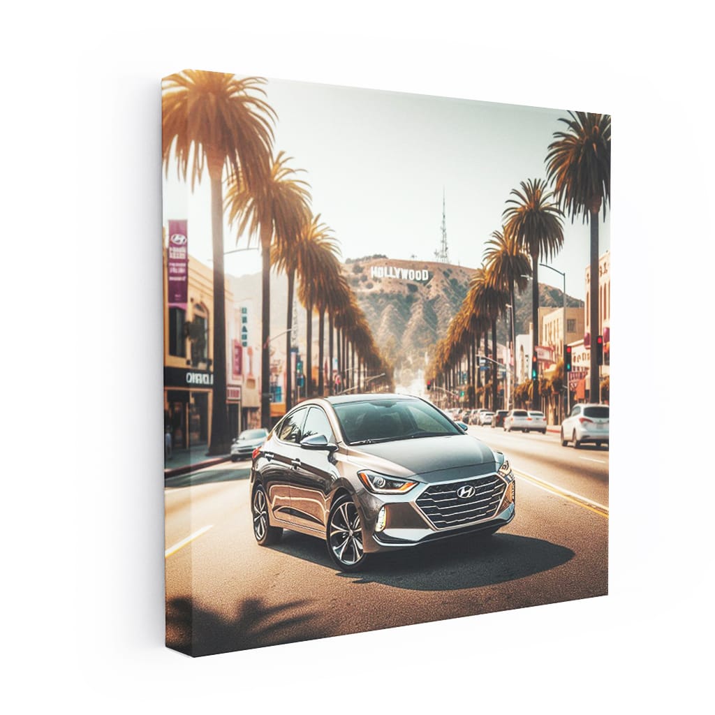 Hyundai Elantra Los Angeles Wall Art