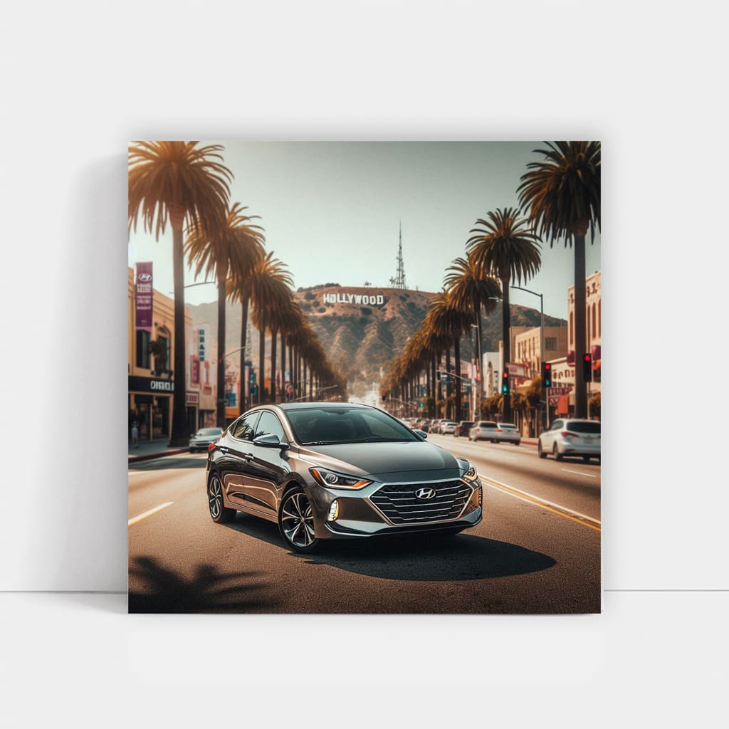 Hyundai Elantra Los Angeles Wall Art