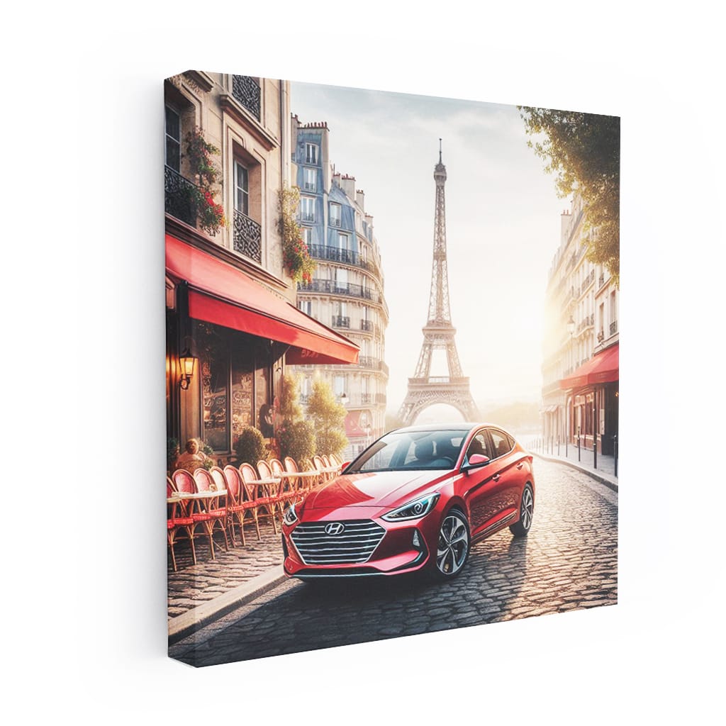 Hyundai Elantra Paris Wall Art