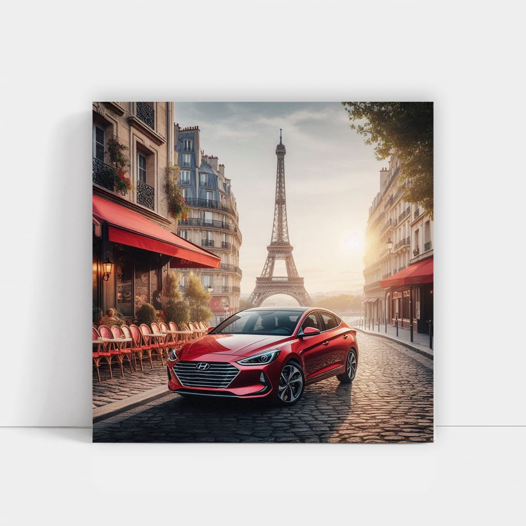 Hyundai Elantra Paris Wall Art