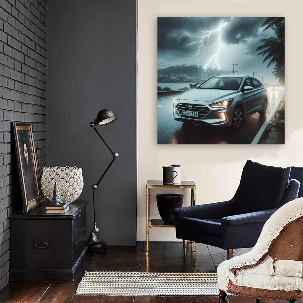 Hyundai Elantra Thundersto Wall Art